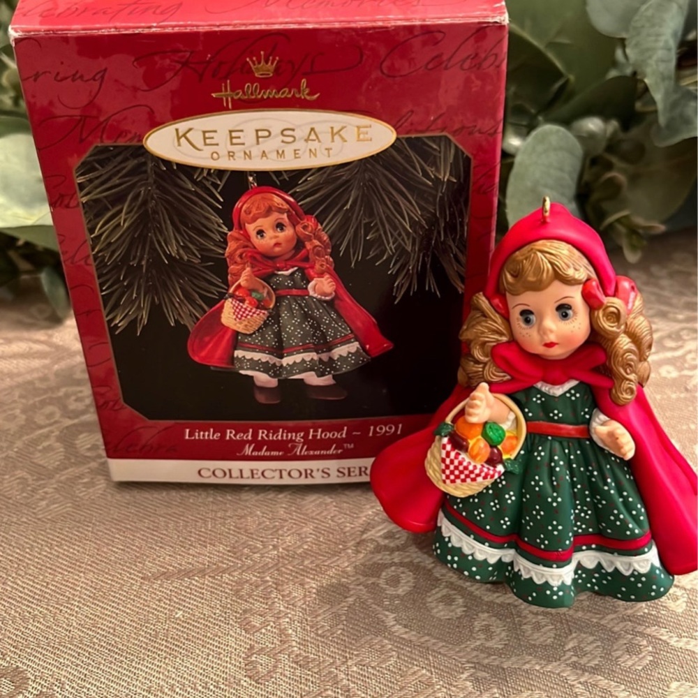 Hallmark Keepsake Ornament - Madam Alexander Little Res Riding Hood 1991